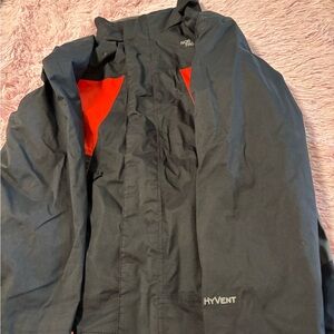 The North Face boy Black and Red Jacket